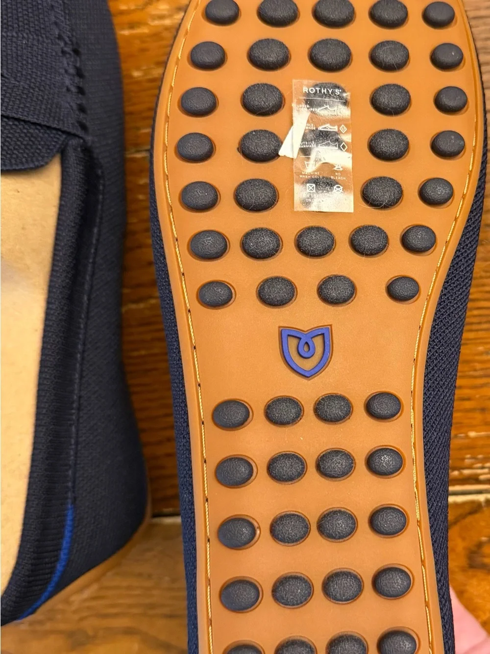 Rothy's Men's Navy Knit Penny Loafers